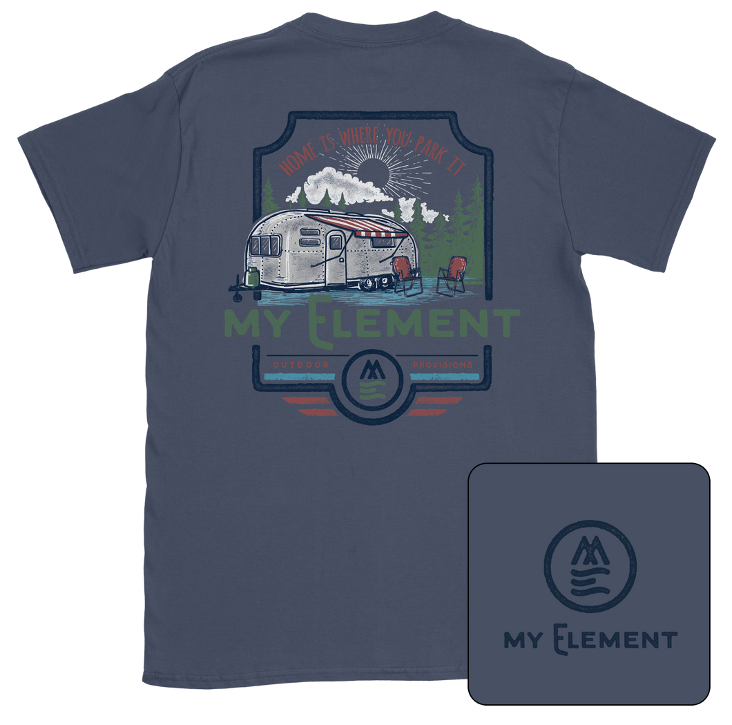 Camper - Short Sleeve Pocket T-Shirt (2 colors) - MyElementco.com 