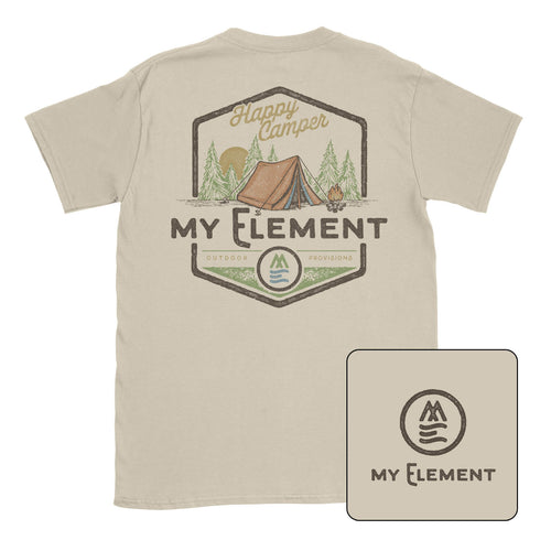 Camping-Short Sleeve Pocket T-Shirt (3 colors) - MyElementco.com 